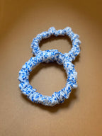 2 Pack Hair Tie Vintage Forget-me-not Flower  Scrunchie Premium Hair Accessories | Made in Germany | Sustainable Susi