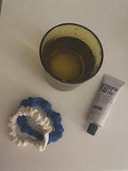 Hair Tie Ease Cream White Scrunchie Premium Hair Accessories | Sustainable Susi haargumi plastikfrei creme weiß musselin