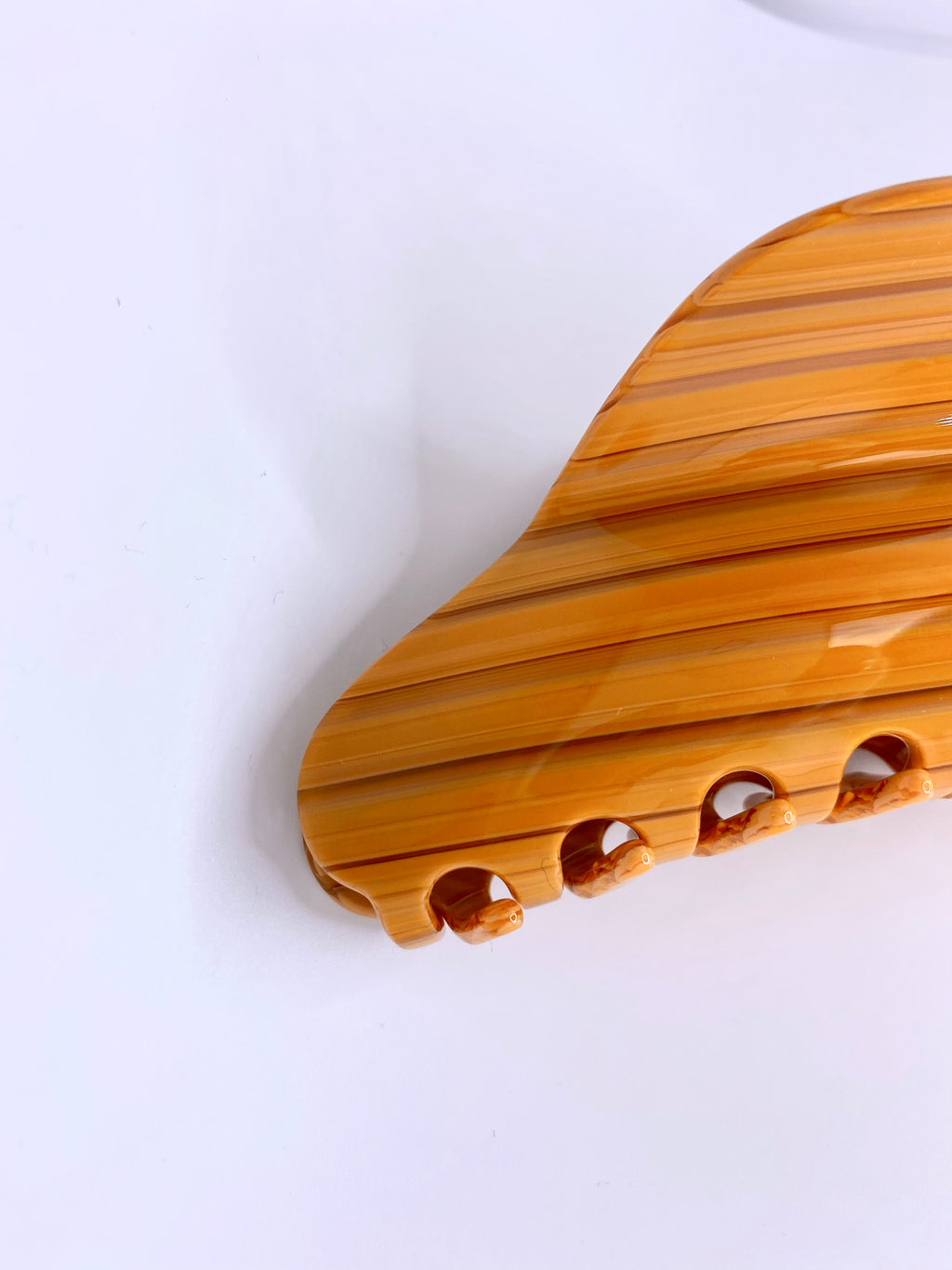 Cloud Hair Clip Sunset | Sustainable Susi | eco-friendly plasticfree Claw Clip orange gestreift vintage style bio premium qualiäts haarspange cellulose