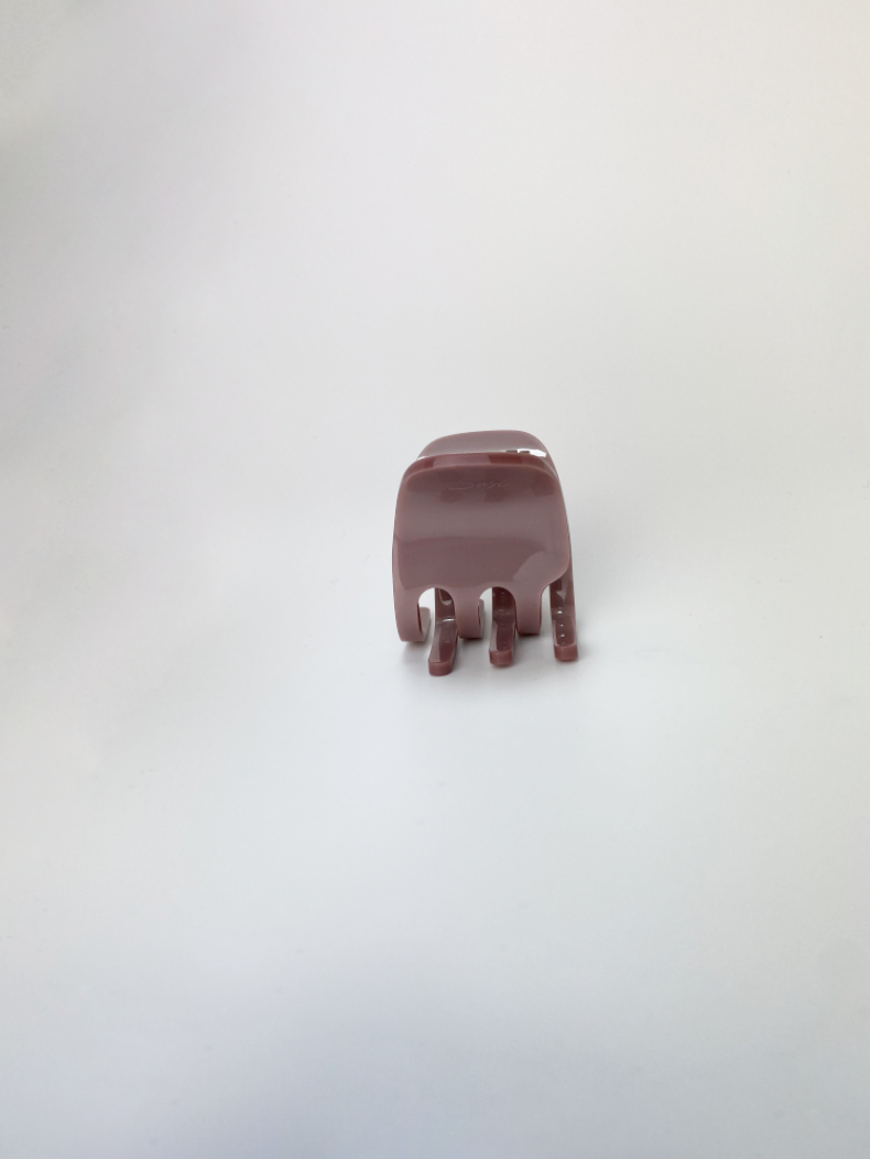 Sustainable Susi Daily Haarspange Rose Brown aus Celluloseacetat in Rosébraun