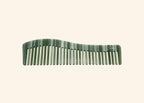 kamm kämme plastikfrei cellulose acetate nachhaltig bio grün green gestreift streifen stripes arty